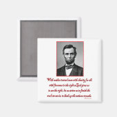 Abe-Malice-gegen-niemand Magnet (Vorderseite/Rückseite)