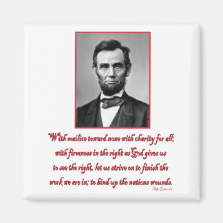 Abe-Malice-gegen-niemand Magnet