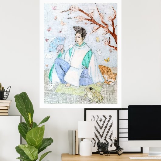 Abe no Seimei Originalkunstwerk Poster (Heimbüro)