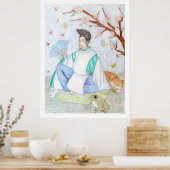 Abe no Seimei Originalkunstwerk Poster (Küche)