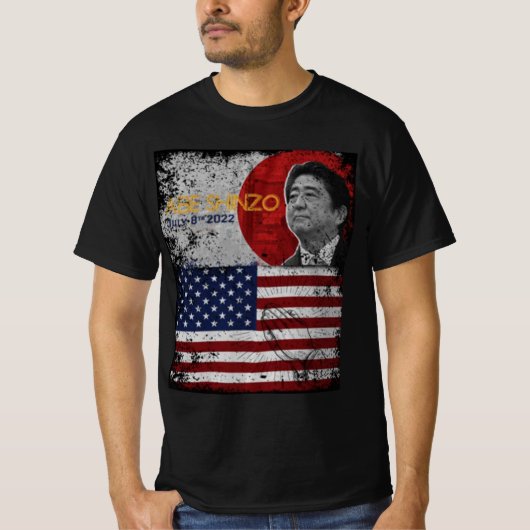 Abe shinzo retro T-Shirt (Vorderseite)