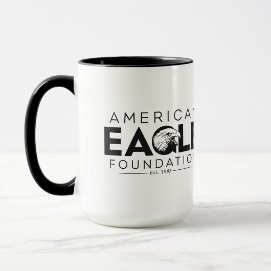 Abe the Bald Eagle Mug Tasse (Links)