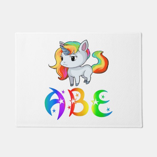 Abe Unicorn Fußmatte (Vorderseite)