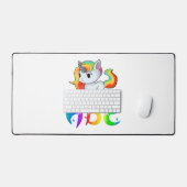 Abe Unicorn Schreibtischunterlage (Tastatur & Maus)