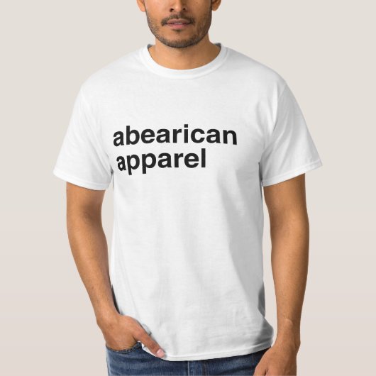Abearican Apparel T-Shirt (Vorderseite)