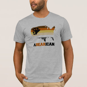 ABEARICAN - is not translatable, however "American T-Shirt