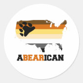 ABEARICAN - RUNDER AUFKLEBER (Vorderseite)