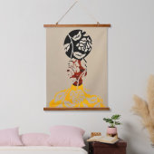 Abeba Wandteppich Mit Holzrahmen (Schlafzimmer)