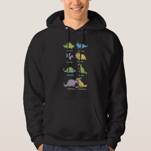 Abed Dinosaur TV-Parodie Hoodie (Vorderseite)