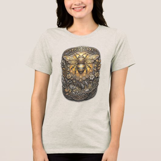 Abeja Tri-Blend shirt (Vorderseite)