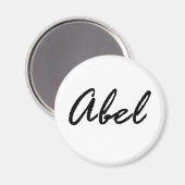 Abel Name Magnet (Vorderseite/Rückseite)