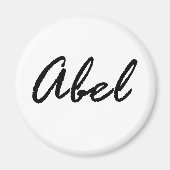 Abel Name Magnet (Vorne)