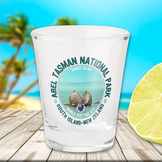 Abel Tasman Coastal Park New Zealand Schnapsglas