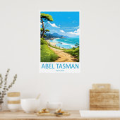 Abel Tasman Coastal Track Reisepark Poster Ski (Küche)