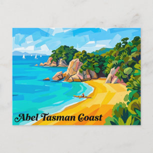 Abel-Tasman-Küste Neuseeland Postkarte