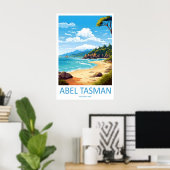 Abel Tasman National Poster Reise Park Ski (Heimbüro)