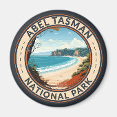 Abel Tasman Nationalpark Neuseeland Reiseroute Ret Magnet (Vorne)