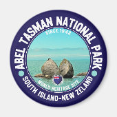 Abel Tasman Nature Reserve New Zealand Magnet (Vorne)