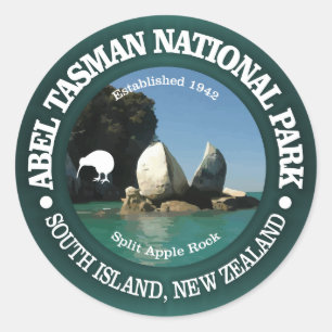 Abel Tasman NP Runder Aufkleber