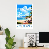 Abel Tasman Reise Nationales Poster Park Ski (Heimbüro)