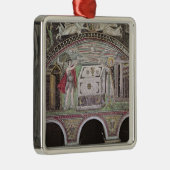 Abel und Melchisedech, die am Altar anbieten Silbernes Ornament (Rechts)