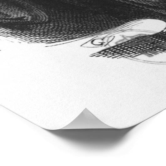 Abelard Predigen in Paraclete Poster (Ecke)