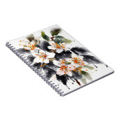 Abelia - Aquarellblumen Notizblock (Rechte Seite)