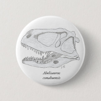 Abelisaurus comahuensis Schädelknopf Button