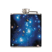 Abell 2744 Pandora Galaxy Cluster Space Foto Flachmann (Rückseite)