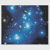 Abell 2744 Pandora Galaxy Cluster Space Foto Geschenkpapier (Flach)