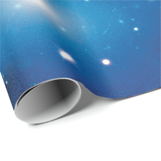 Abell 2744 Pandora Galaxy Cluster Space Foto Geschenkpapier (Rolleneckpunkt)