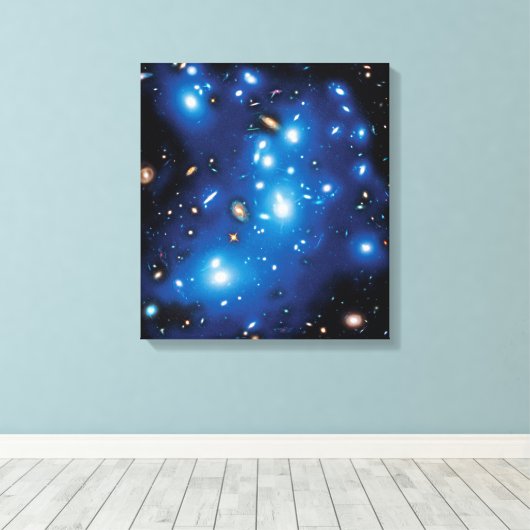 Abell 2744 Pandora Galaxy Cluster Space Foto Leinwanddruck (Insitu (Holzboden))
