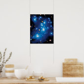 Abell 2744 Pandora Galaxy Cluster Space Foto Poster (Küche)