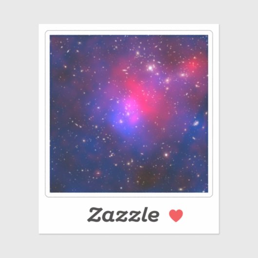 Abell 2744, Pandoras Cluster. Aufkleber (Blatt)