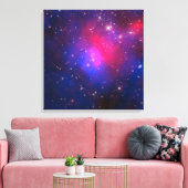 Abell 2744, Pandoras Cluster. Leinwanddruck (Insitu (Wohnzimmer))
