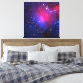Abell 2744, Pandoras Cluster. Leinwanddruck (Insitu (Schlafzimmer))
