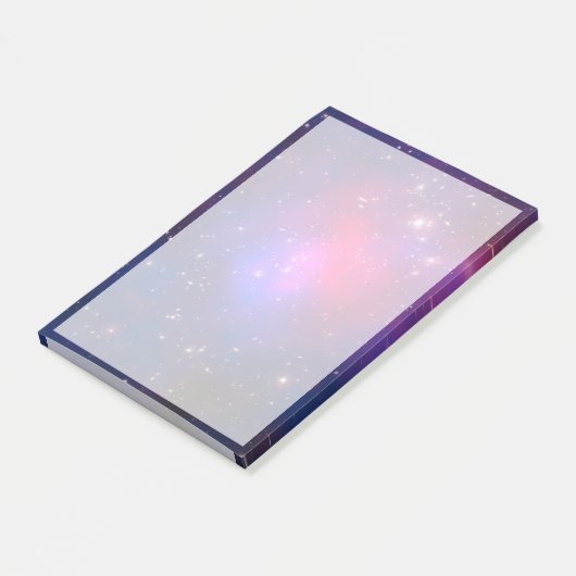 Abell 2744, Pandoras Cluster. Post-it Klebezettel (angewinkelt)