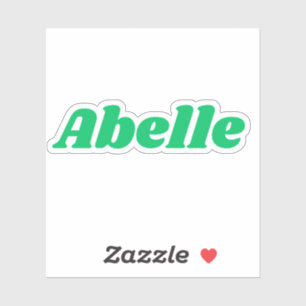 Abelle Aufkleber