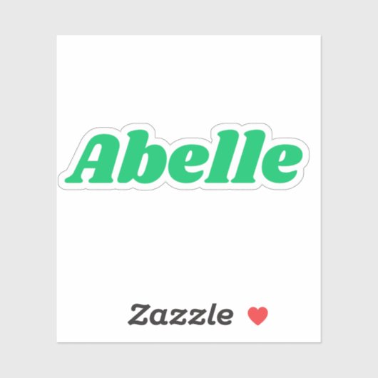 Abelle Aufkleber (Blatt)
