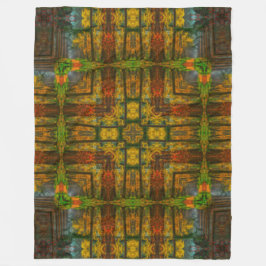 Abenaki gebürtige Waldgeist-Mandala Fleecedecke