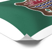 Abenaki Stamm Flag Poster Print (Ecke)