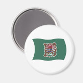 Abenaki Tribe Flag Magnet (Vorderseite/Rückseite)