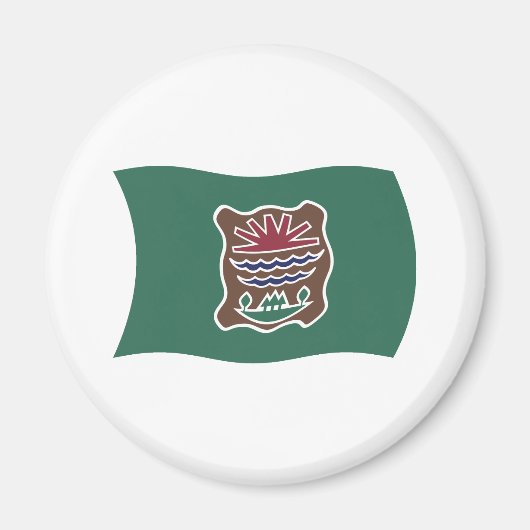 Abenaki Tribe Flag Magnet (Vorne)