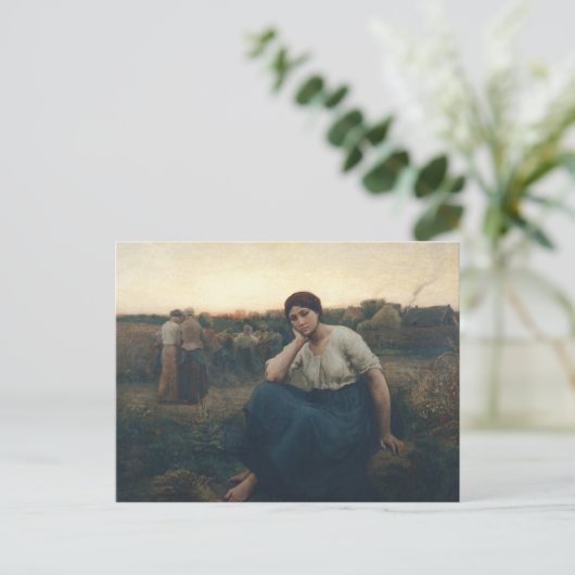 Abend, 1860 postkarte (Stehend Vorderseite)