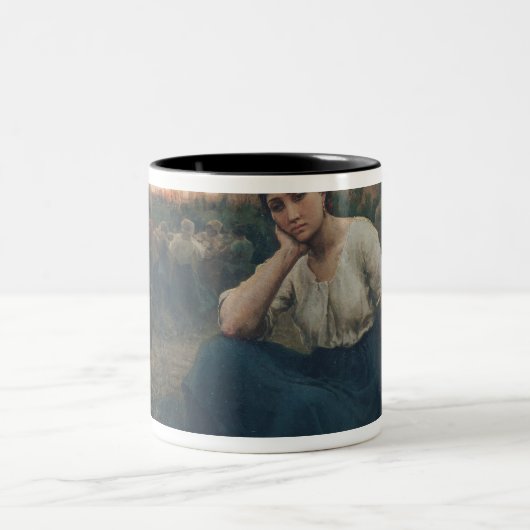 Abend, 1860 zweifarbige tasse (Mittel)