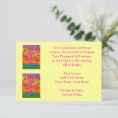 Abend Affair "Our Celebration Continue" Einladung (Stehend Vorderseite)