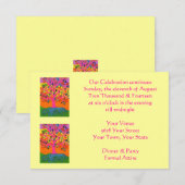 Abend Affair "Our Celebration Continue" Einladung (Vorne/Hinten)