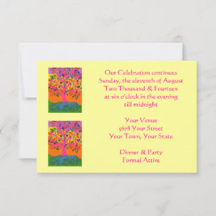 Abend Affair "Our Celebration Continue" Einladung