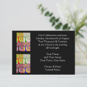 Abend Affair "Our Celebration Continue" Einladung (Stehend Vorderseite)