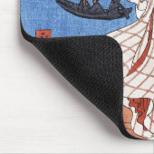 Abend am Fluss von Utagawa Hiroshige Mousepad (Ecke)
